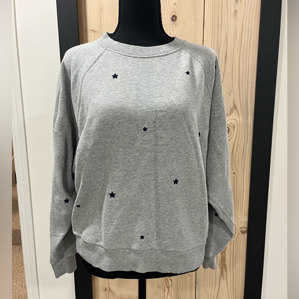 GAP Gray Women's Sweatshirt with Stars